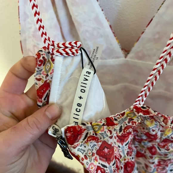 NWT Alice + Olivia Karolina Maxi Dress, size 14 - Picture 3 of 5